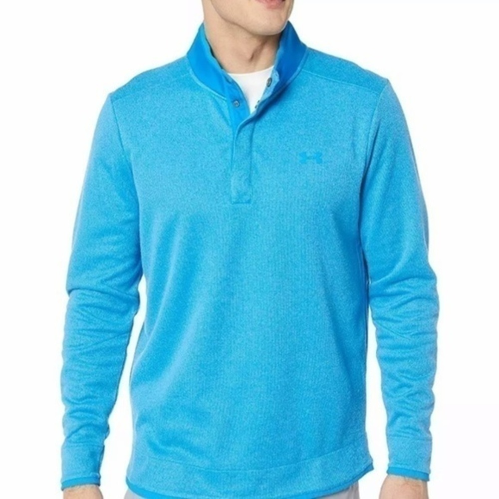 Under Armour blue coldgear storm weather-resistance shirt